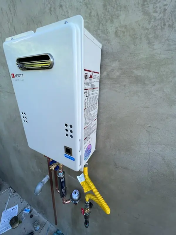 Tankless water heater installation for Powells Grove homes